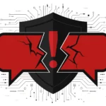CVE-2026-110886: cracked chatbot icon and warning shield — Conversational Forms for ChatBot critical vulnerability illustration