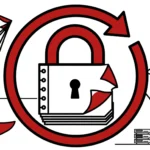 Flat vector illustration of letsencrypt 64 day certificates renewal cycle on a server